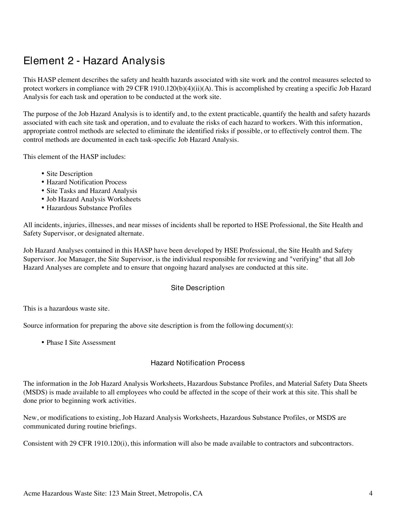 Sample HASP page 6